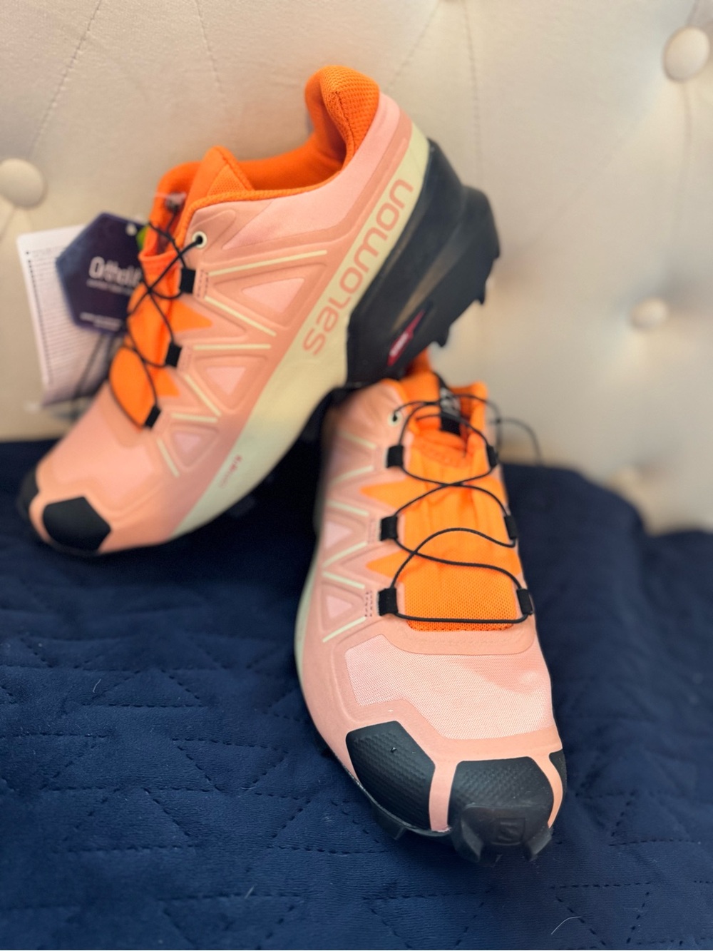 Salomon Women's Trail Shoes - Pink and Orange